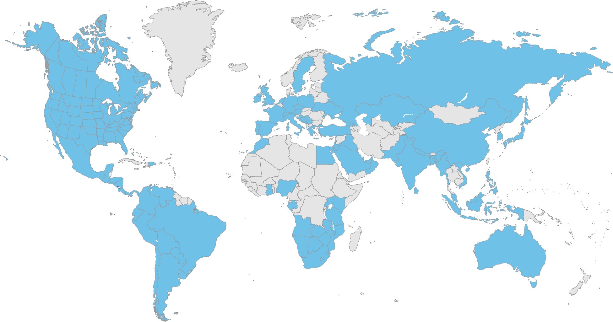 A Map of Where Our Team Has Handled FCPA Matters