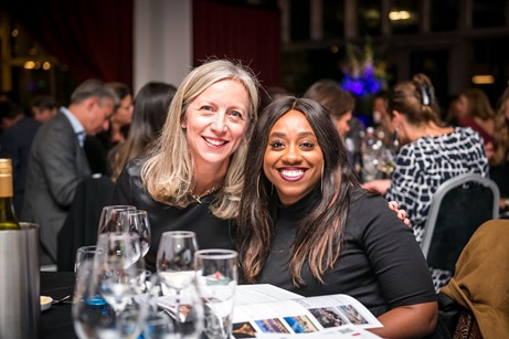 Image of Fiona Adams and Natalie Carter at the Chambers Diversity & Inclusion Awards Europe: 2019